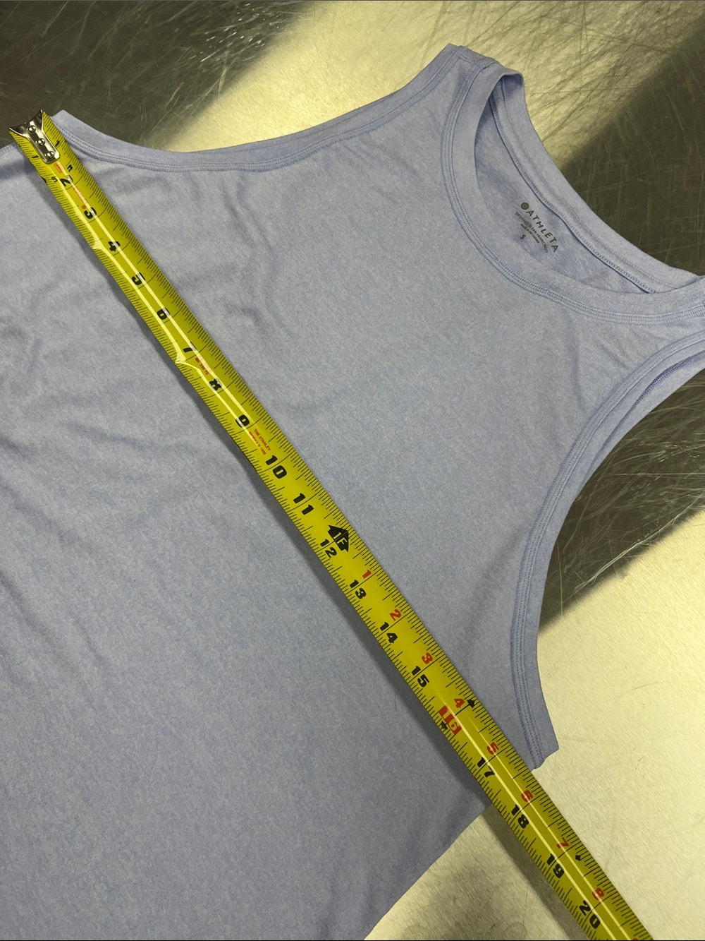 Athleta Periwinkle Scoop-Neck Muscle Tank - Picture 4 of 6